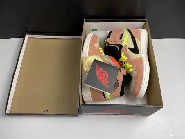 Cheap High Switch Jordan 1 Peach CW6576-800 Air 0726